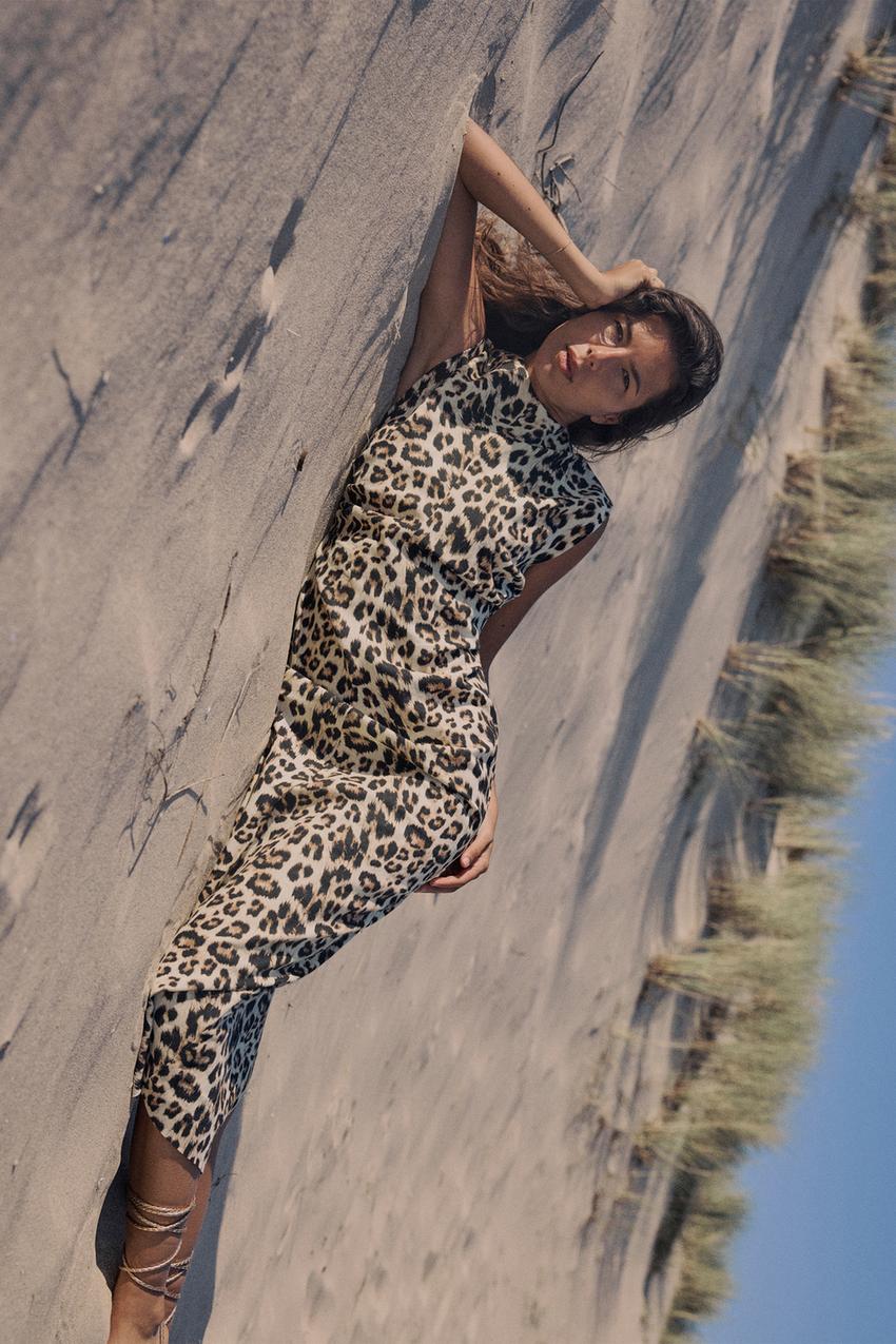 zara animal print haljina