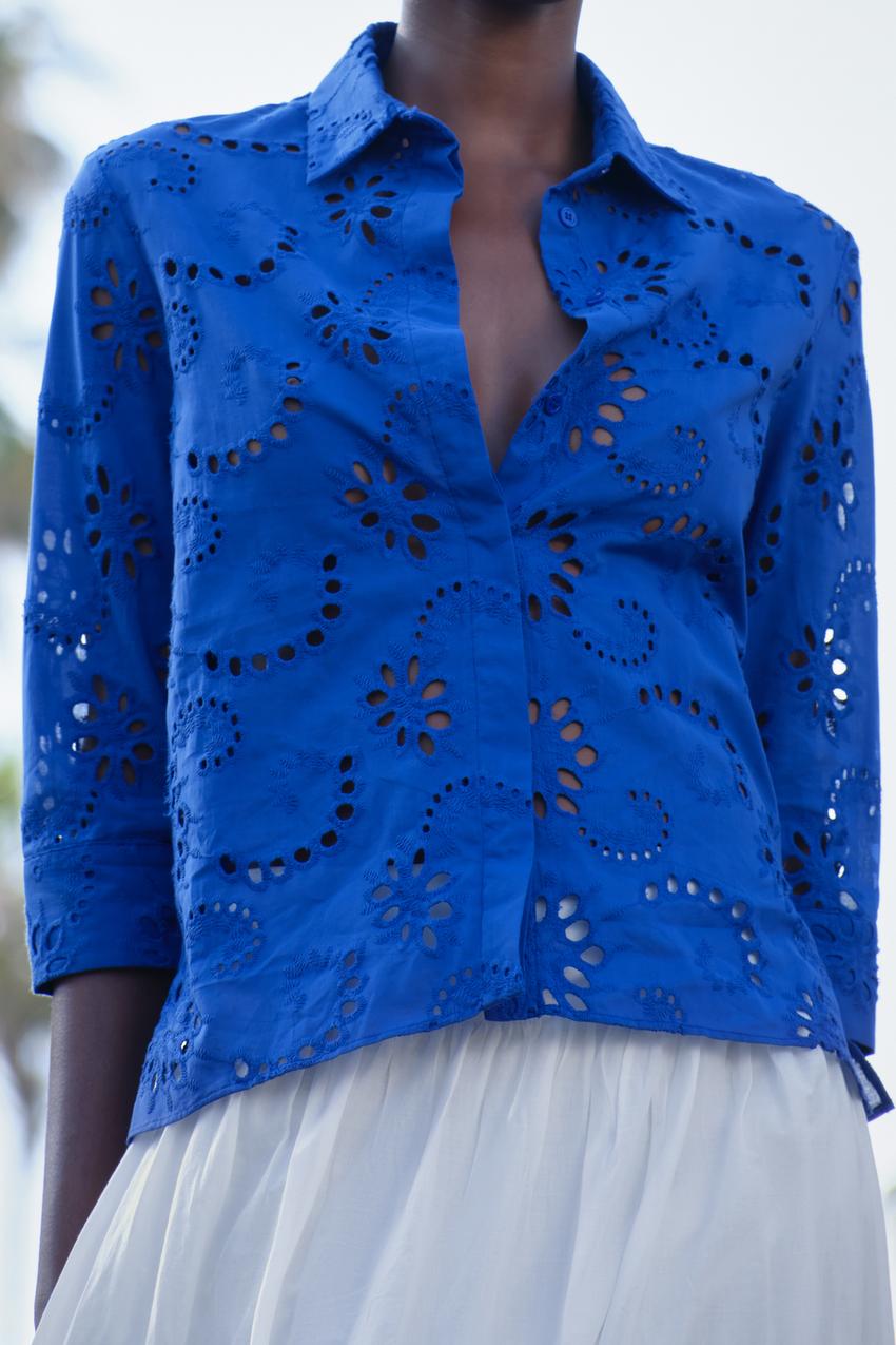 zara rupičasta bluza 2