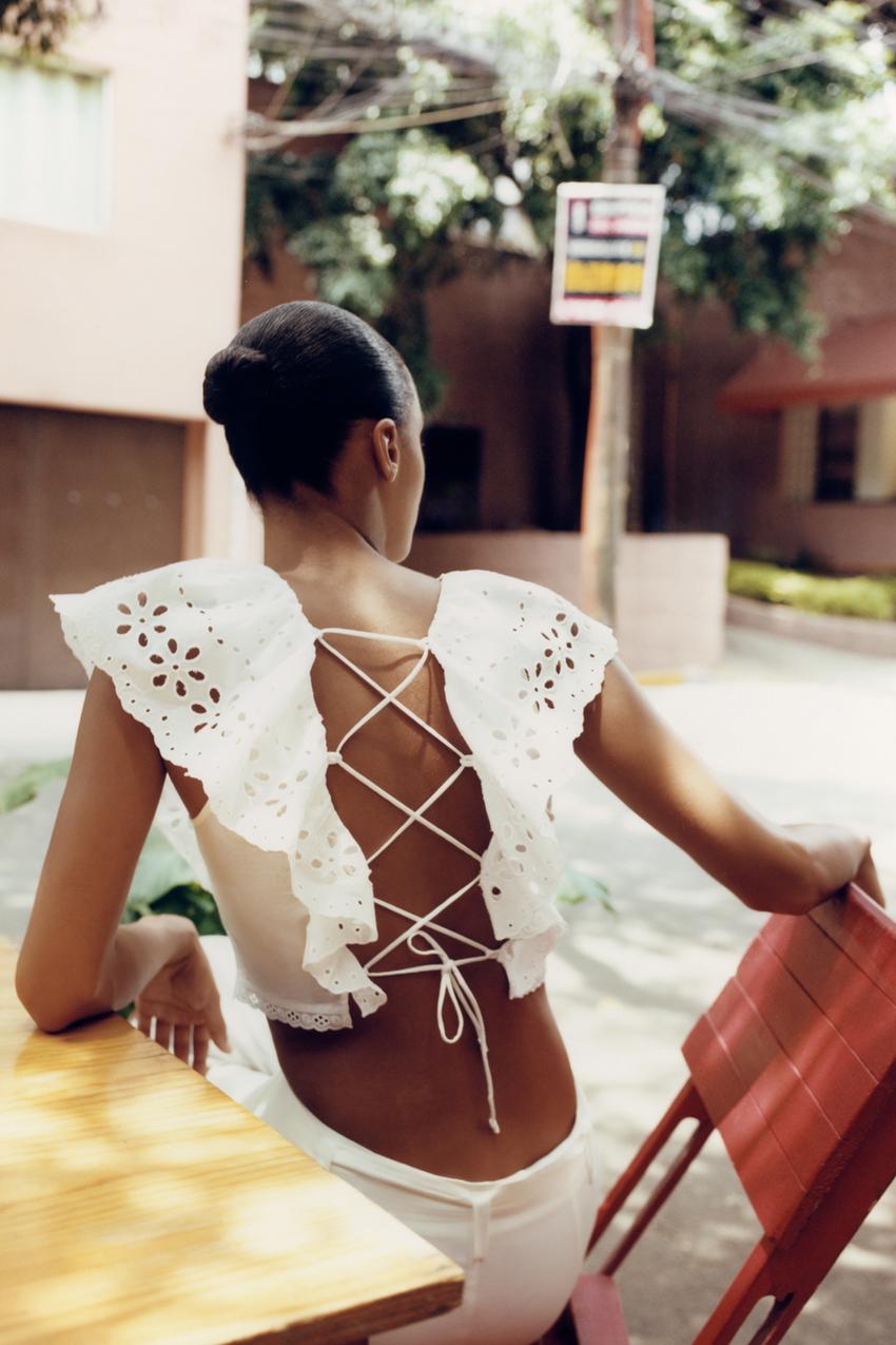 zara rupičasta bluza 5