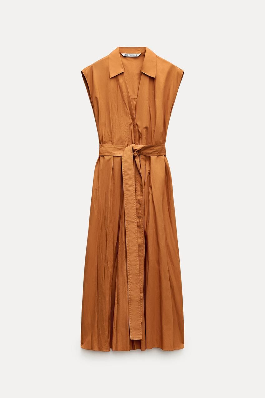 zara wrap haljina