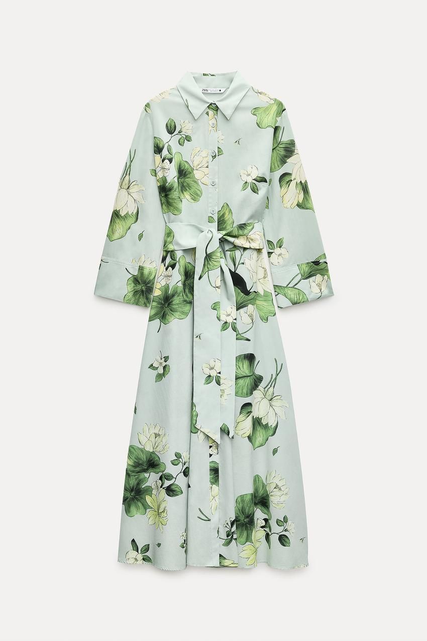 zara wrap haljina