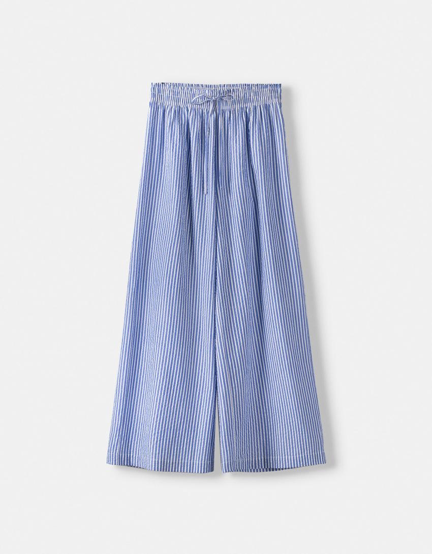 pantalone na pruge bershka