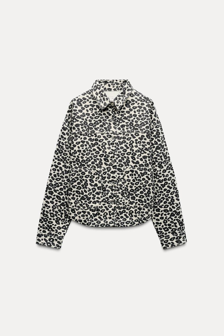 teksas jakna leopard print zara