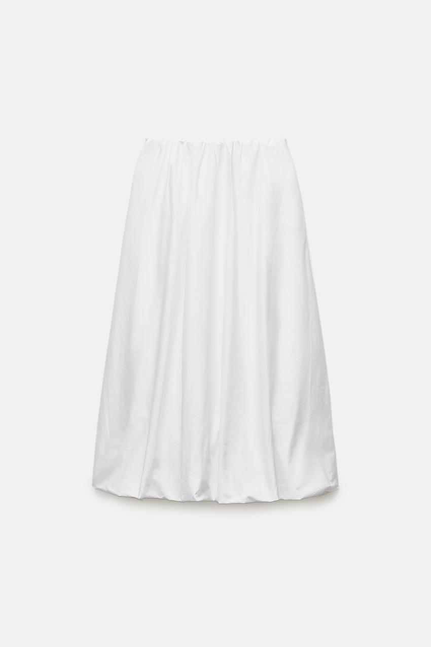 zara midi bubble suknja