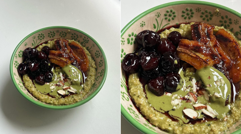 Dubai čokolada i ovsena kaša Jedan recept, dve poslastice