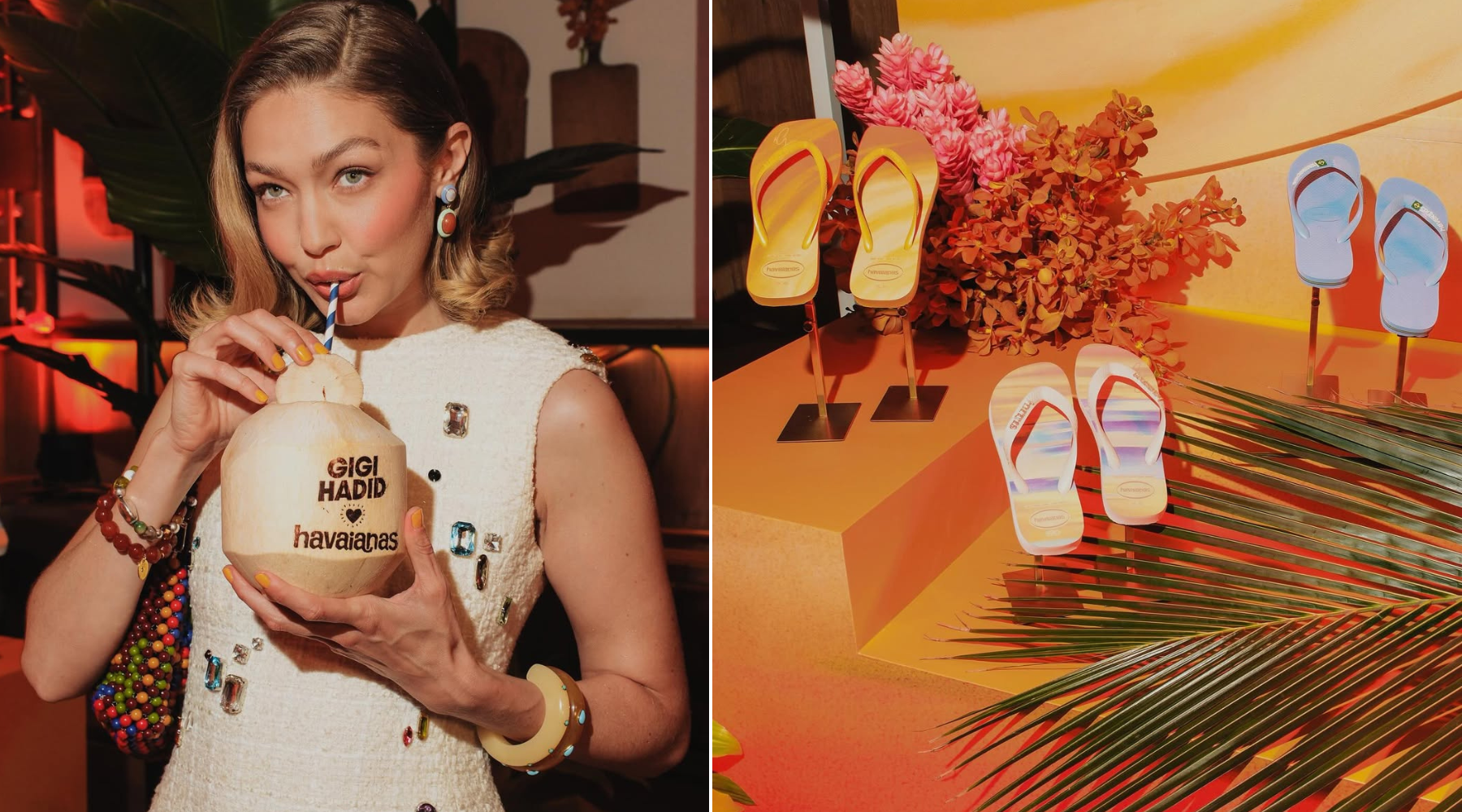 Beach ready? Gigi Hadid i njena capsule kolekcija za brazilski brend Havaianas