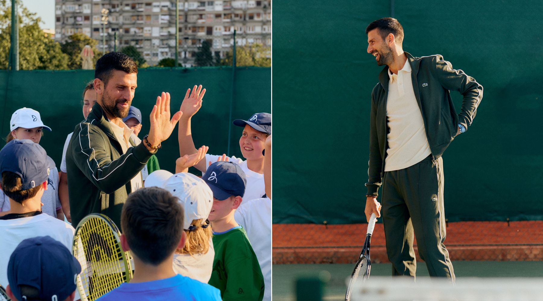 Lacoste i Novak Đoković otvorili teren – Mesto inspiracije, igre i promovisanje tenisa među mladima