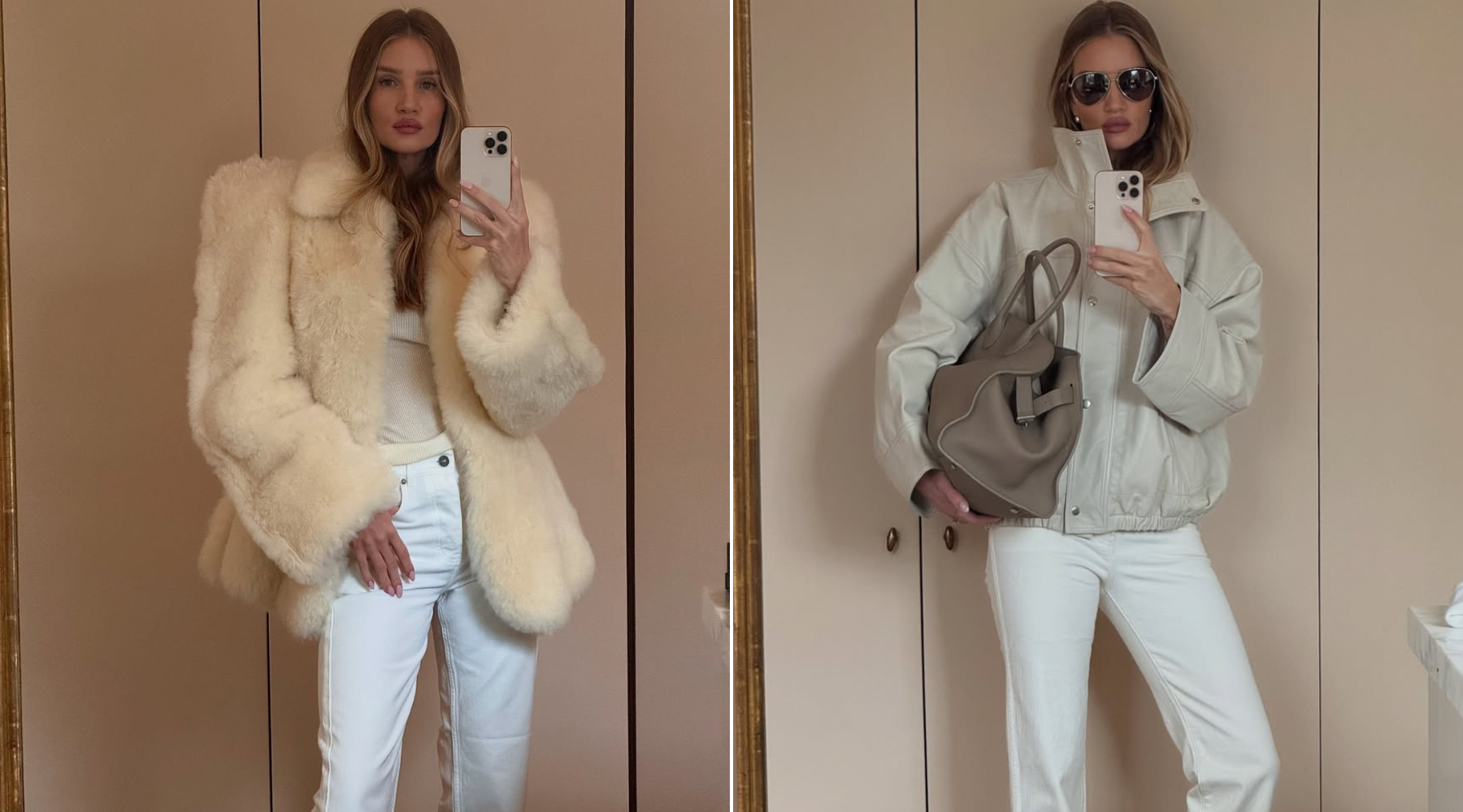 Fashion love affair: Rosie Huntington Whiteley i beli jeans su ove sezone najbolji (modni) prijatelji
