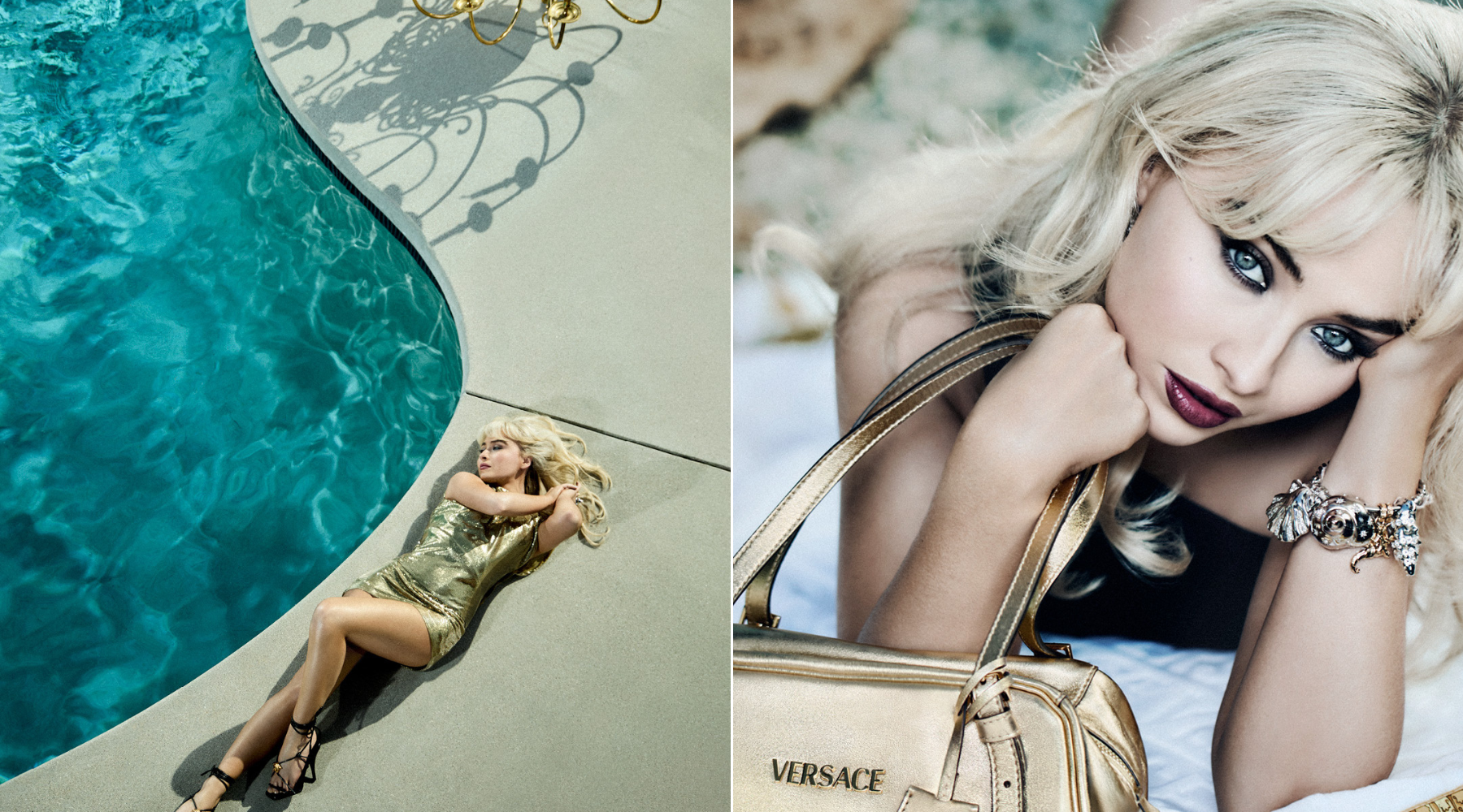 Sabrina Carpenter je Versace summer devojka: Pogledajte novu “La Vacanza” kampanju