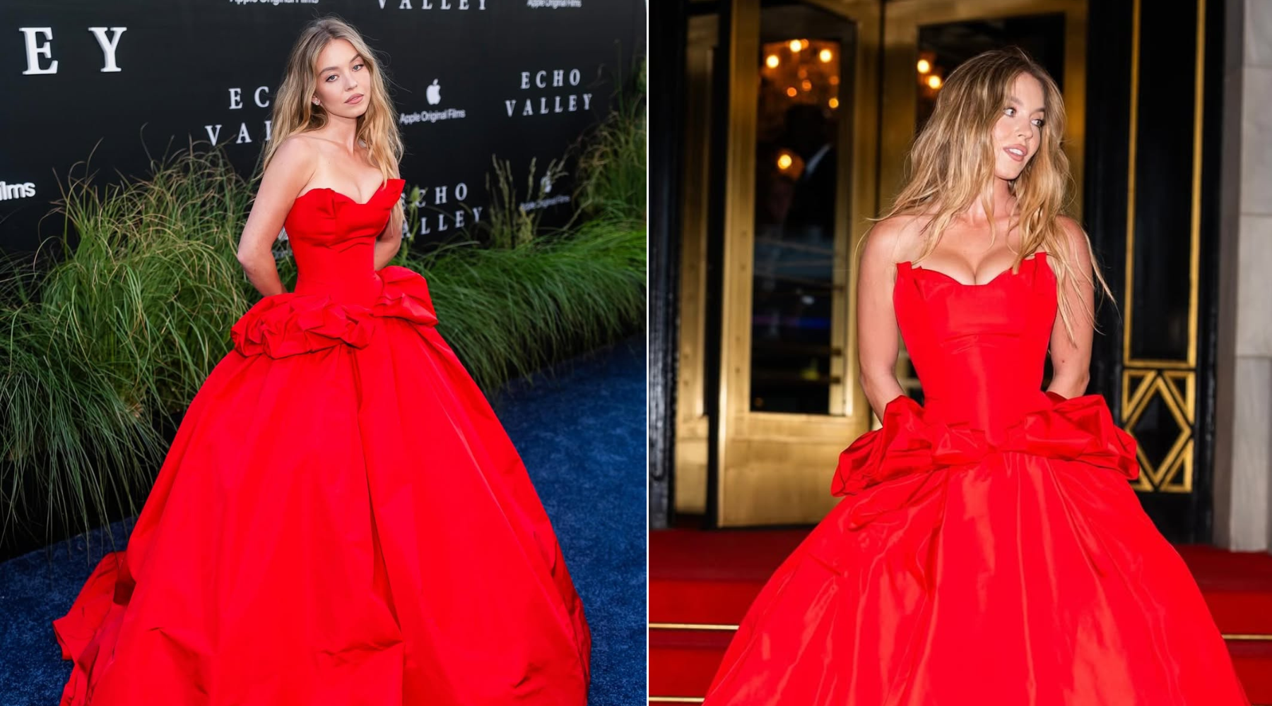 Bombshell energy: Sydney Sweeney u crvenoj Vera Wang haljini koja oduzima dah