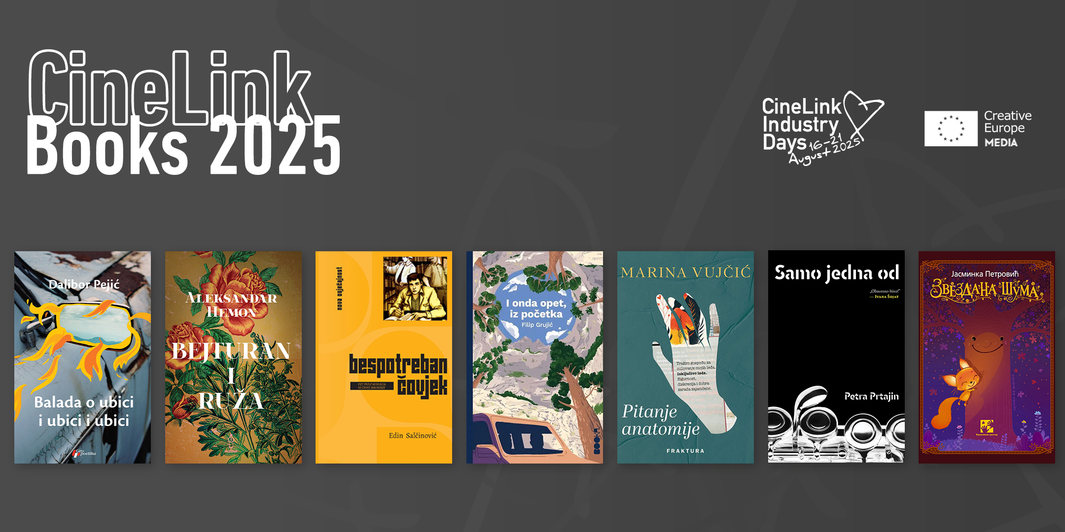 CineLinks Books 2025: Ove knjige regionalnih autora imaju potencijal da budu ekranizovane
