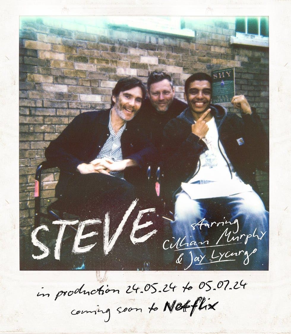 Ove jeseni, na Netflix stiže film „Steve” u kom glavnu ulogu tumači Cillian Murphy