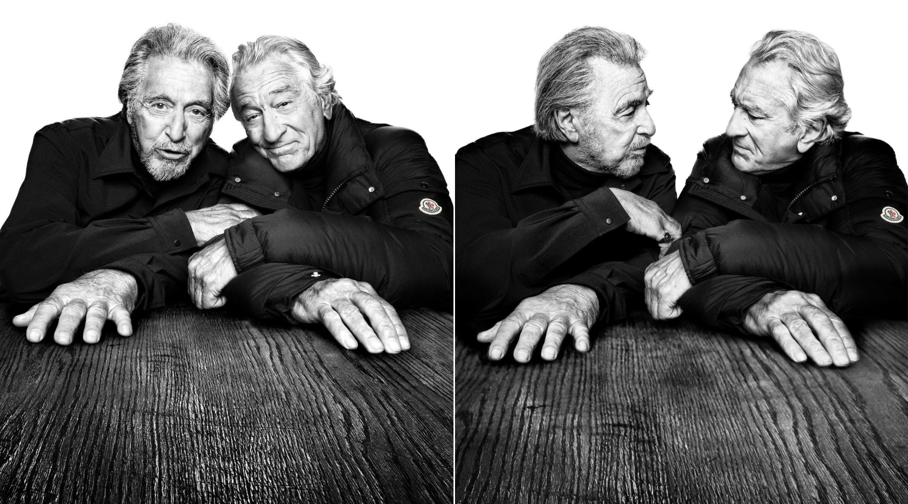 Kad legende nose Moncler: Al Pacino i Robert De Niro zajedno u modnoj kampanji