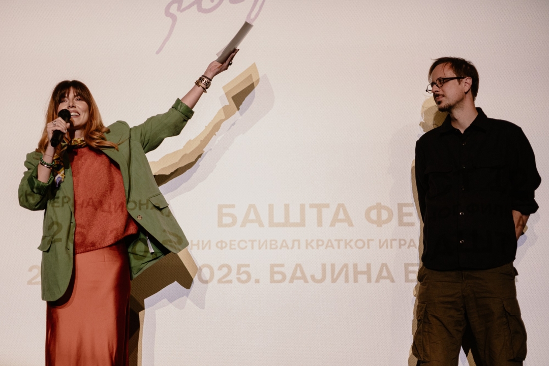 Tamara Dragičević i Andrija Mardešić, članovi glavnog žirija, foto Tanja Drobnjak
